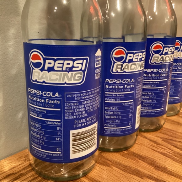 Vintage Pepsi NASCAR Racing Series #24 Jeff Gordon Empty Bottles * Set of 4 - Picture 3 of 7